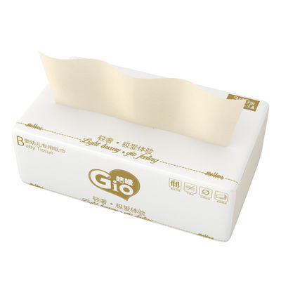 quality Gesichtsreinigung 390pcs Gio Flushable Weich Baby Bambusgewebe 3ply Einweg Mund- und Handgewebe factory